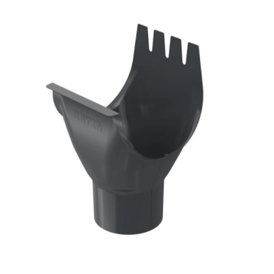 BRYZA STAL Lej spustowy 125/90 mm - CIEMNY GRAFIT